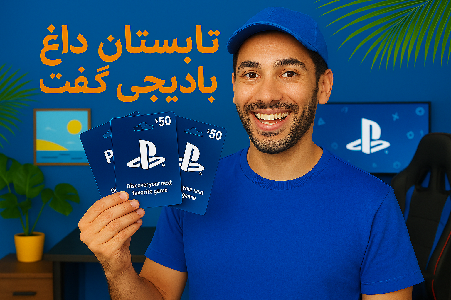 🎮 تابستان داغ با دیجی گیفت -تخفیف ویژه گیفت کارت پلی استیشن 